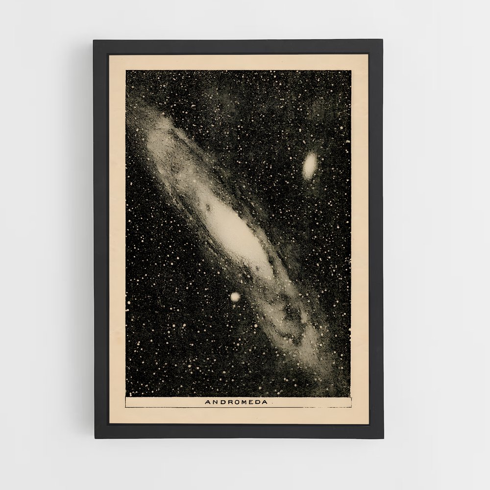 Poster Voie Lactée Vintage – affiche Espace rétro (vue 2)